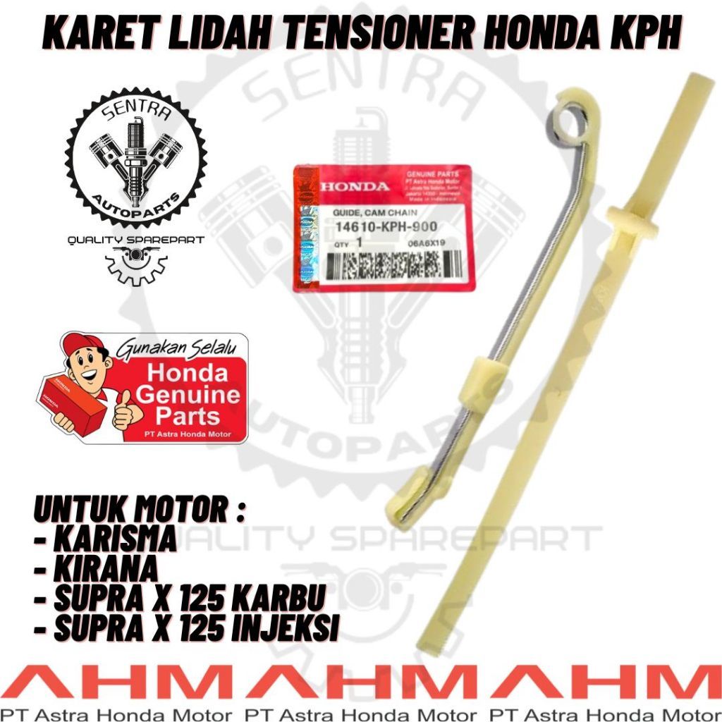 Original AHM Karet Lidah Tensioner Honda Karisma Kirana Supra X 125 Kode KPH