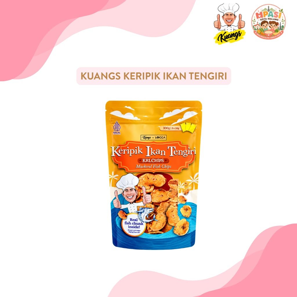 KUANGS KERIPIK IKAN TENGGIRI KRL CHIPS 100G