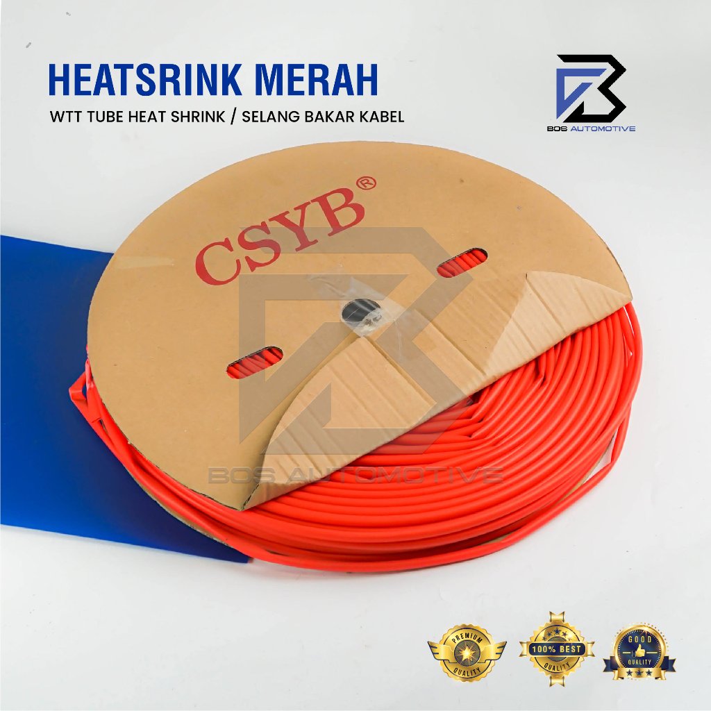 Selang Bakar / Heat Shrink Tube / Selongsong Kabel Bakar / Pelindung Kabel / Selang Kabel / Isolasi 