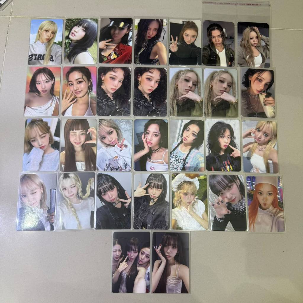 Official Photocard PC Chaewon Yunjin Sakura Kazuha Eunchae LE SSERAFIM Garam ex LE SSERAFIM Weverse 