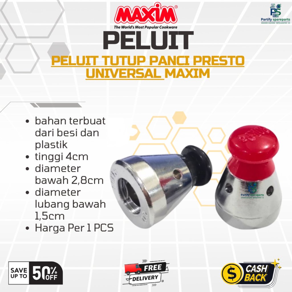 PELUIT TUTUP PANCI PRESTO UNIVERSAL MAXIM