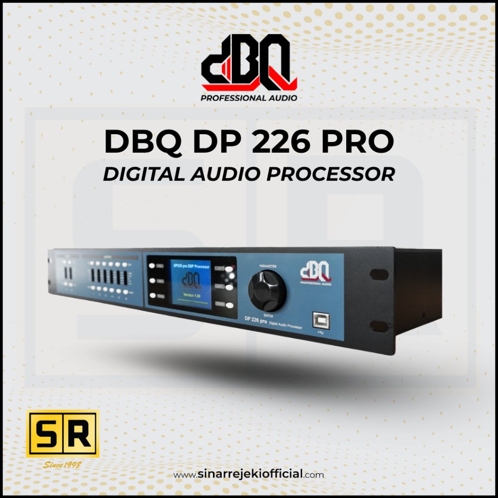 Digital Audio Manajemen Processor Speaker DBQ DP 226 PRO / DLMS