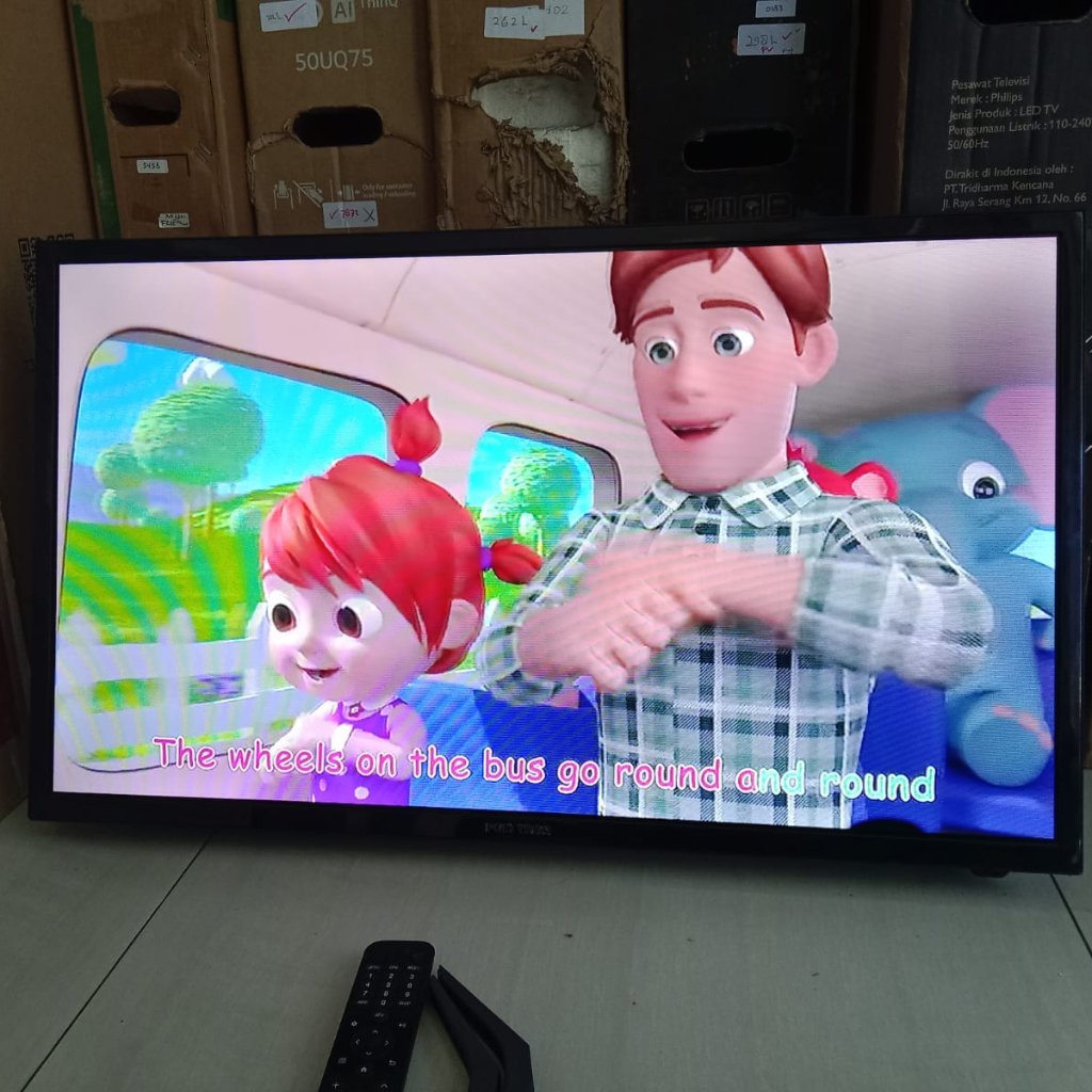 SMART ANALOG TV LED 32INC POLYTRON, BISA YOUTUBE WIFI DLL. KONDISI BEKAS MASIH SEGEL, 100LA