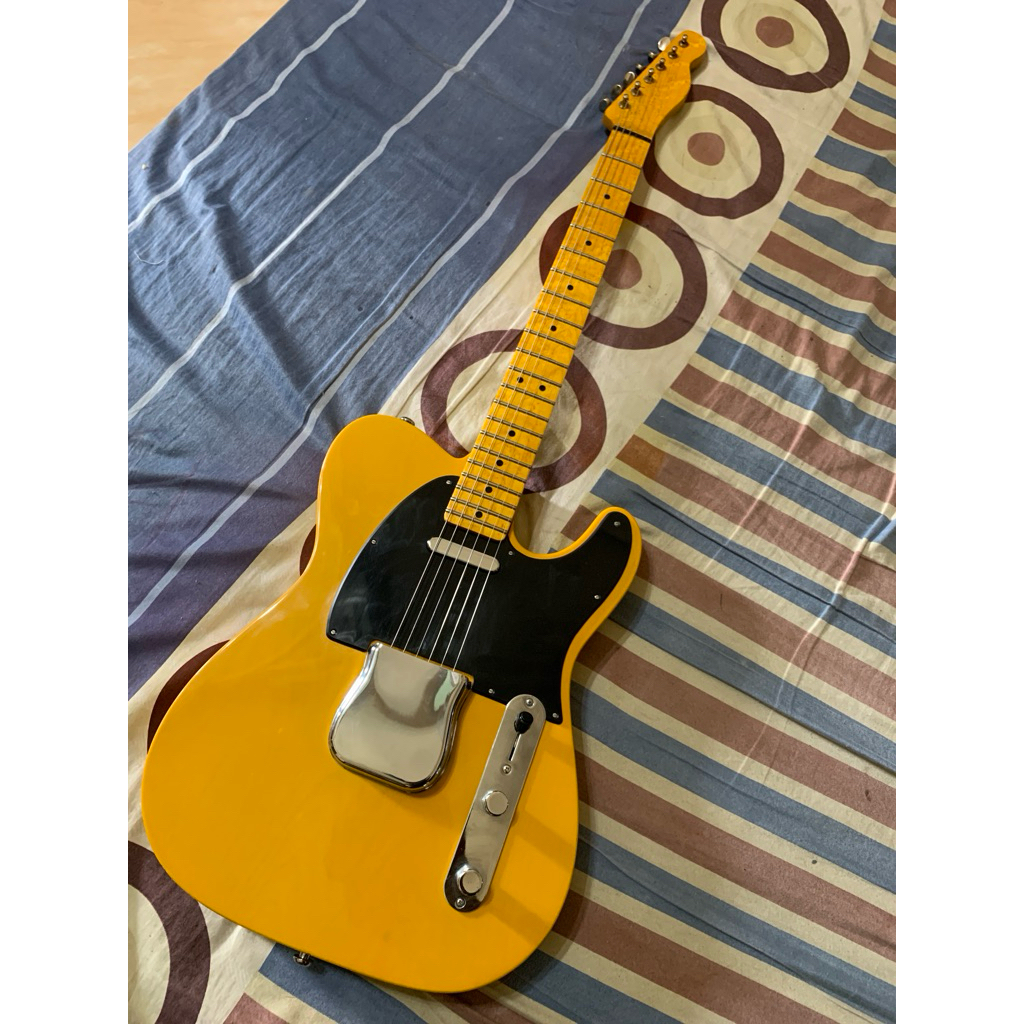 Guitar Elektrik Telecaster Butterscoth Custom - Body Alder - Neck Birdeyse Maple - Ganee Aergasm II