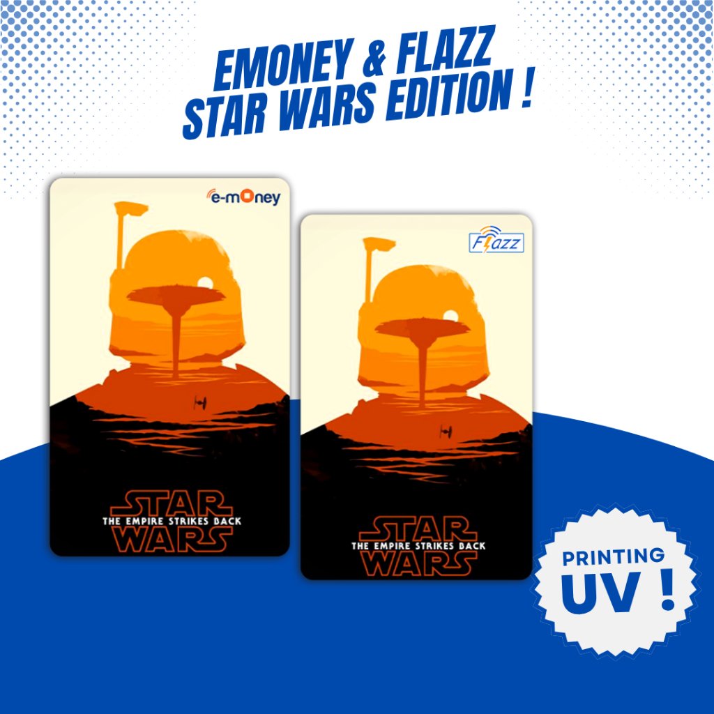 Emoney / Flazz Gen 2 Edisi Star Wars - Custom Kartu Etoll Mandiri BCA - Support NFC