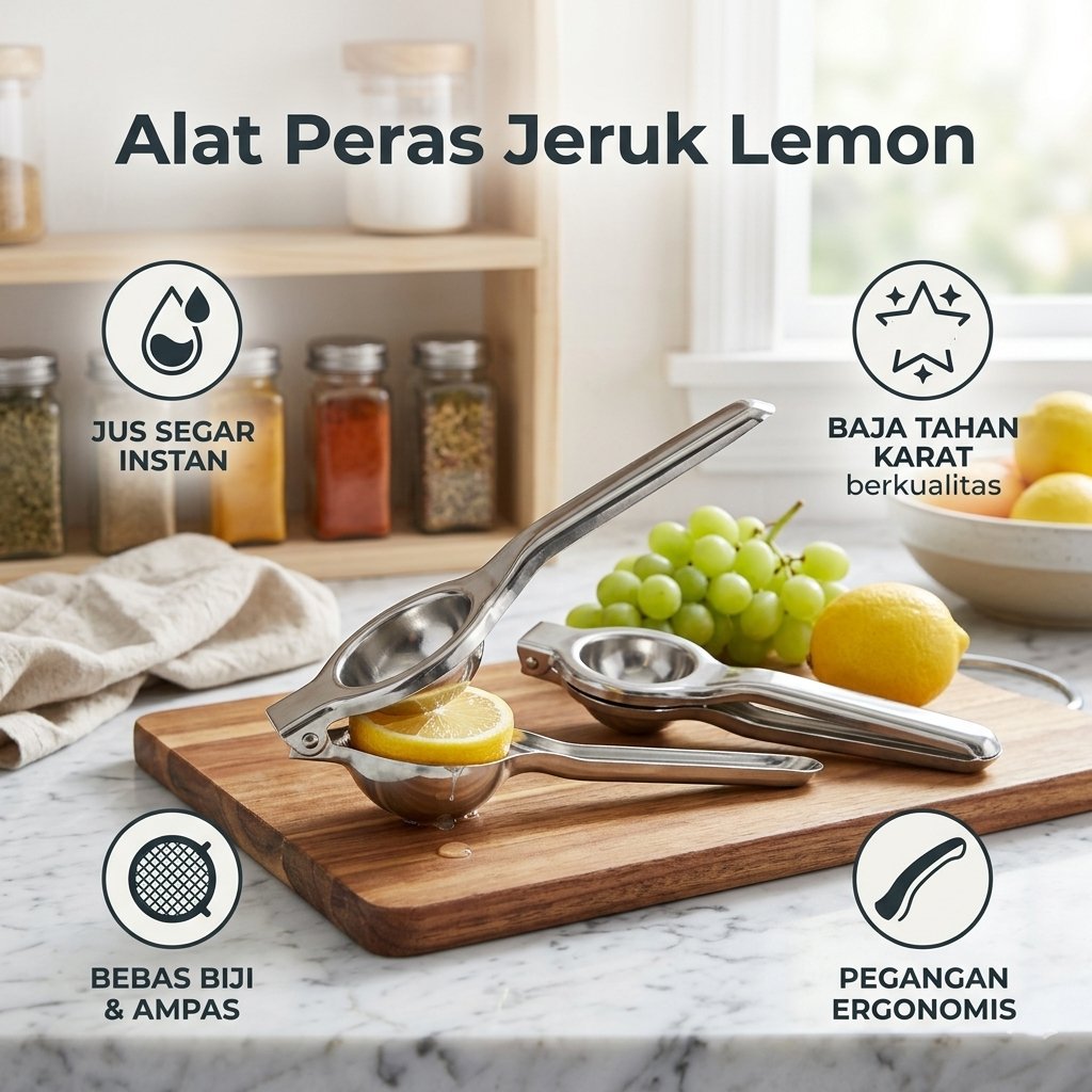 Alat Pemeras Jeruk Lemon Stainless Alat Pemeras Jeruk Manual
