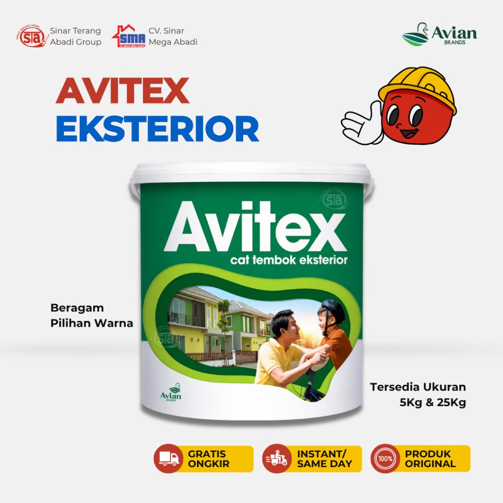 Avitex Eksterior Kemasan 5 kg tinting