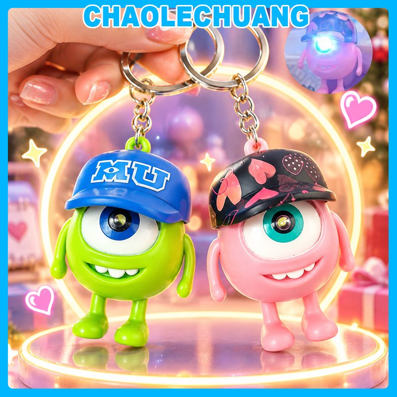 CLC I LOVE YOU Gantungan Kunci LED Lampu I Love You Couple Keychain Light Mainan