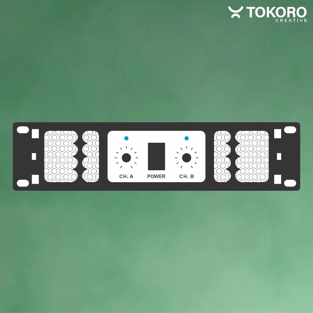 Box Amplifier Akrilik TPA3116d2 Stereo / Class D