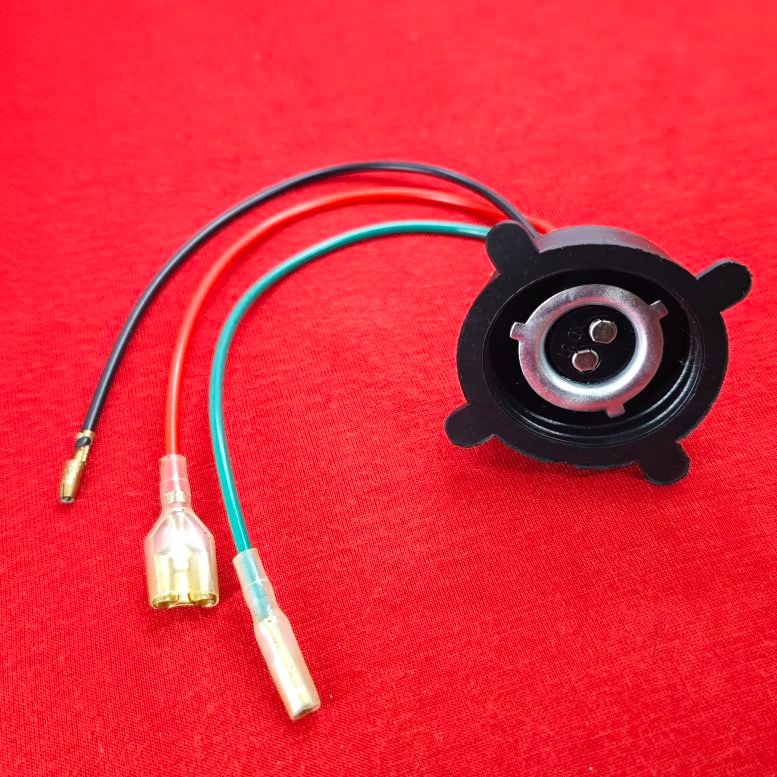 (ADM) FITING LAMPU ORI SKUN H6 BAWAAN MOTOR 3 KABEL fitting cop lampu depan universal cop holder lam