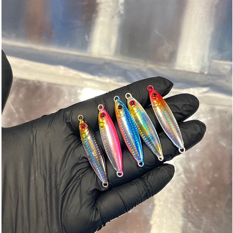 MICRO JIG 10 GRAM UMPAN PANCING KILLER UNTUK CASTING METAL JIG GID / GLOW IN THE DARK 10 GRAM