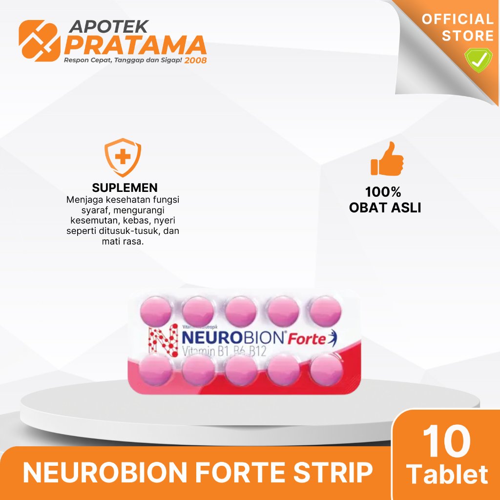 NEUROBION FORTE STRIP TABLET / NEUROBION TABLET MERAH