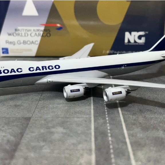 Diecast Pesawat Boeing 747-8F BOAC Cargo 1:400 NG Models