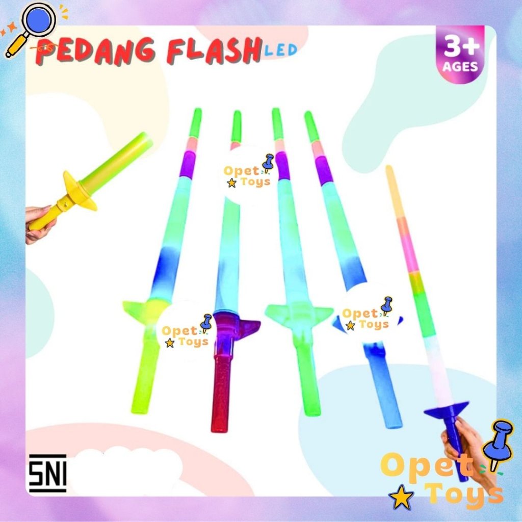 [OT] Mainan Pedang Sword Toy Flash LED / Pedang Mainan LED - LED Stick Lamp Pedang Stick Lampu laser