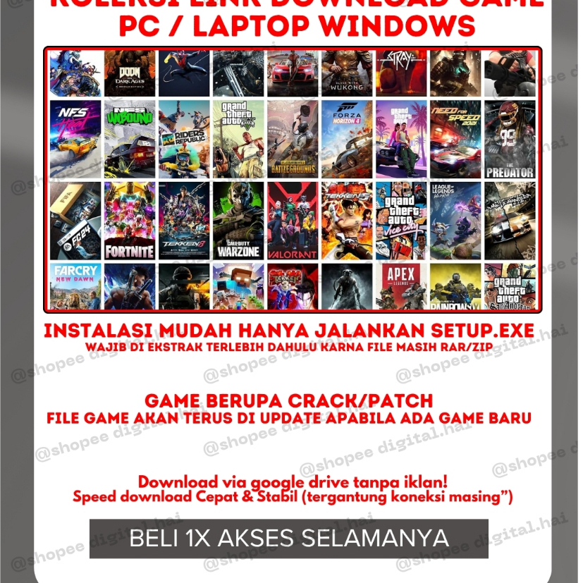 DATABASE LINK DOWNLOAD GAME PC LAPTOP WINDOWS LIFETIME UPDATE