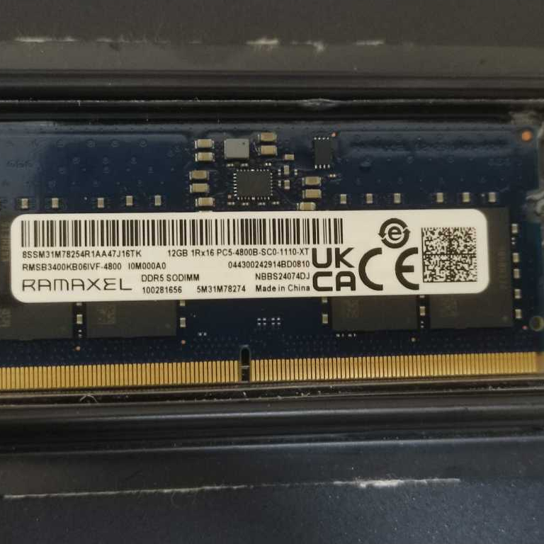 SODIMM RAMAXEL 12GB DDR5 4800MHz RAM