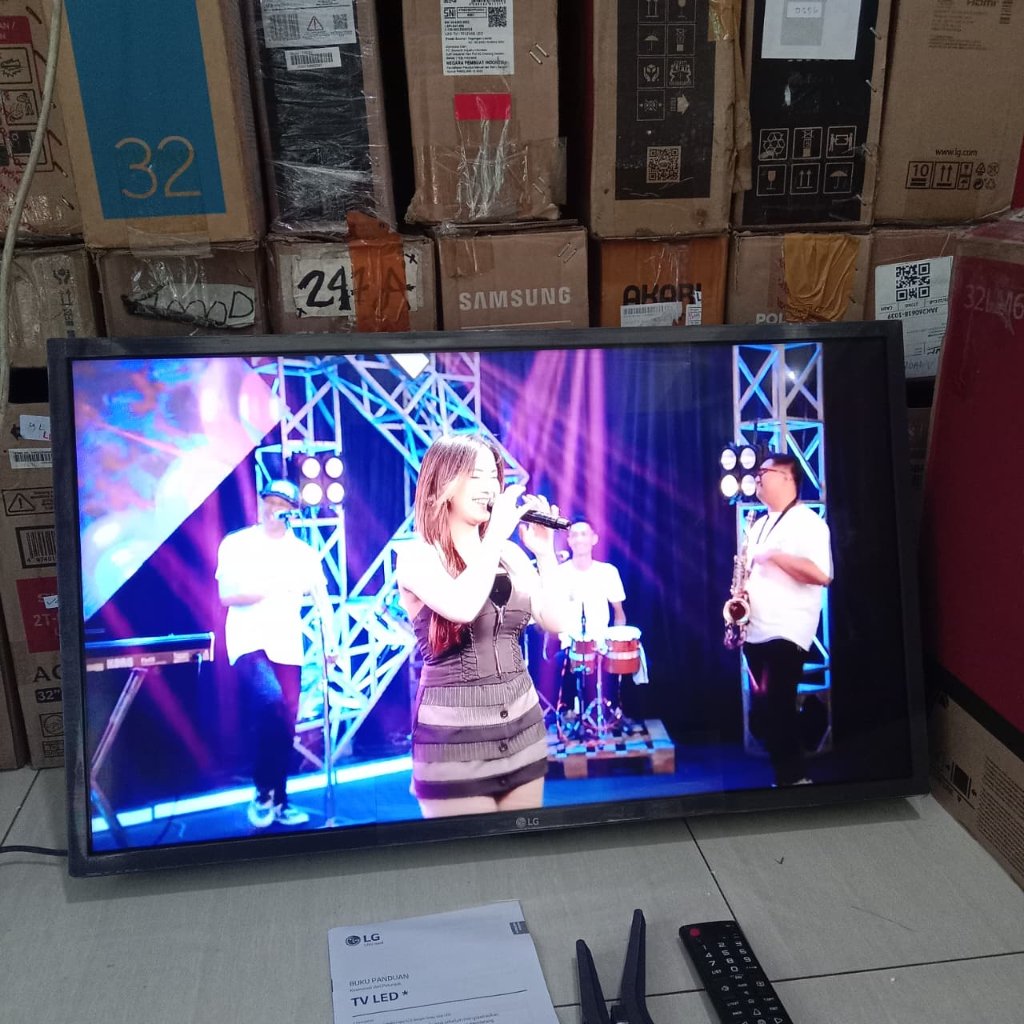 SMART TV LED 32INC LG, BISA YOUTUBE NETFLIX WIFI FLL. KONDISI BEKAS MASIH SEGEL, 377A6A