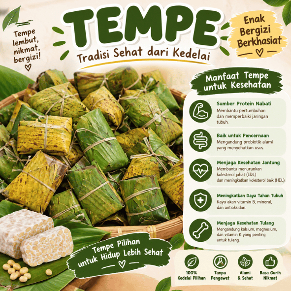 tempe daun - tempe