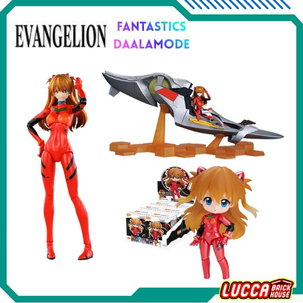 Blokees Evangelion Fantastics Series Asuka Shikinami Langley Rei Ayanami Mari Makinami Plug Suit Ent