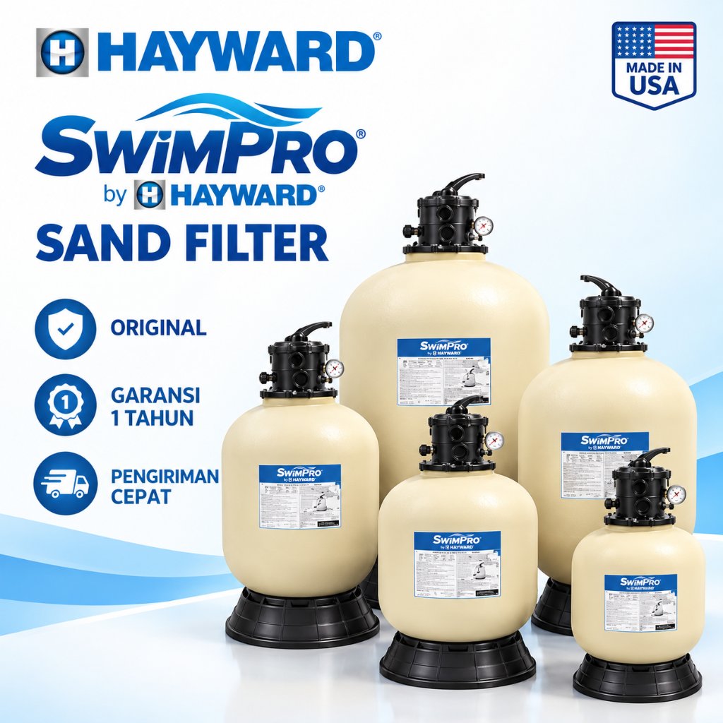 Hayward Sand Filter SwimPro S190TEXP Peralatan Kolam Renang Sand Filter Hayward