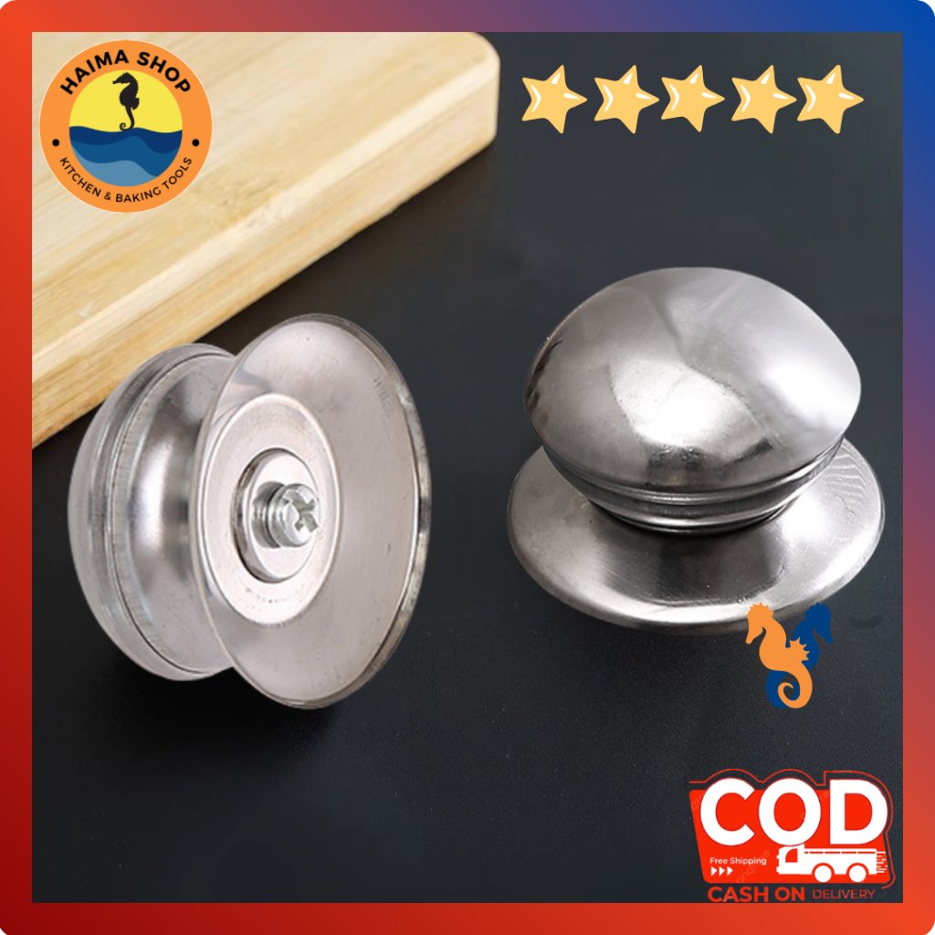 HM Gagang Tutup Panci Stainless Handle Knop Peralatan Dapur Anti Karat