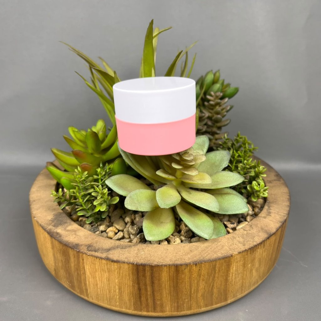 Pot Cream 10 gram / Pot PS10 gram Putih Pink / Kemasan Cream 10 gram