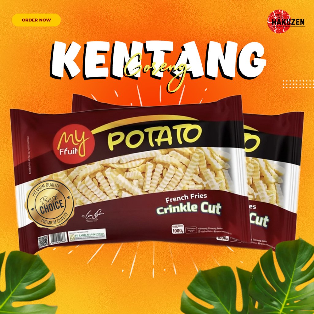 Kentang Goreng Crinkle Cut | French Fries | Kentang My Fruit Potato
