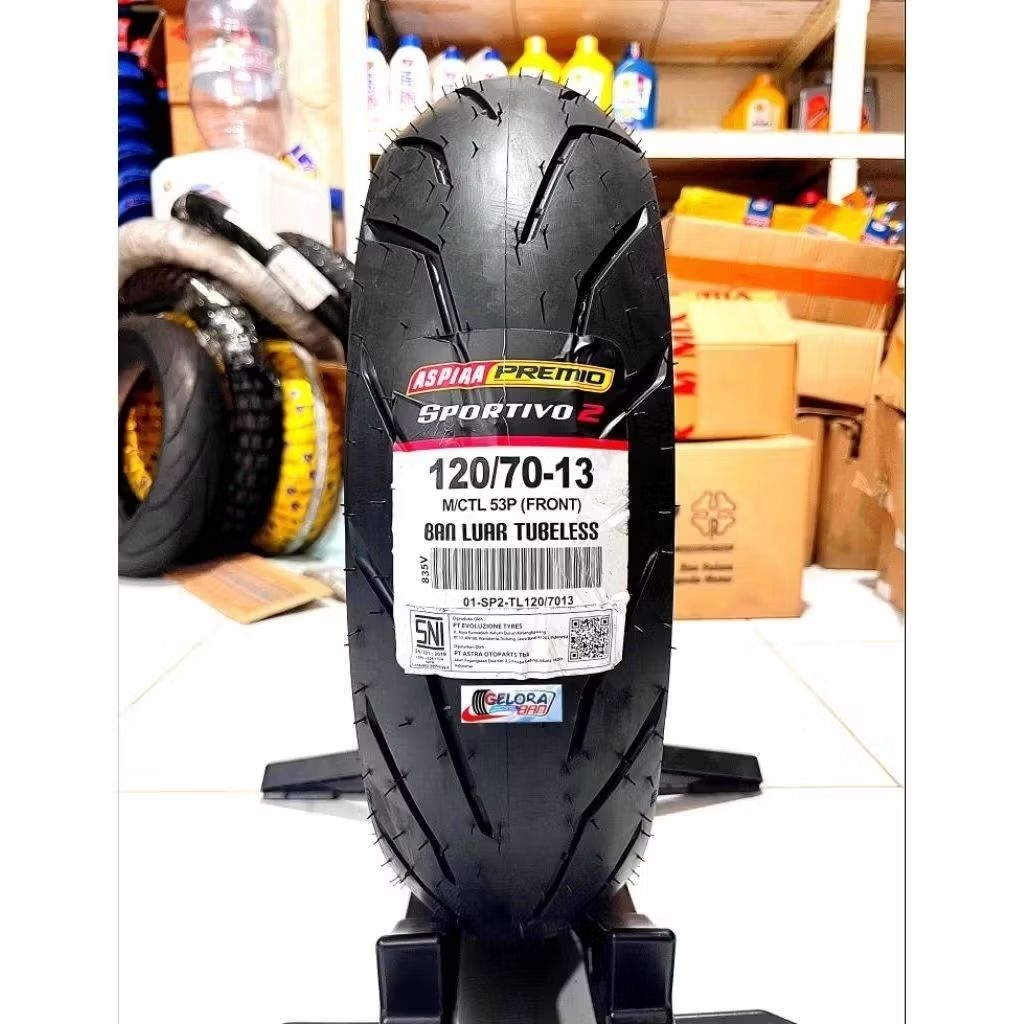 Ban tubles Aspira sportivo 2 120/70-13 ban tubles aspira 120/70-13 ban tubles ban aspira 13 ban moto