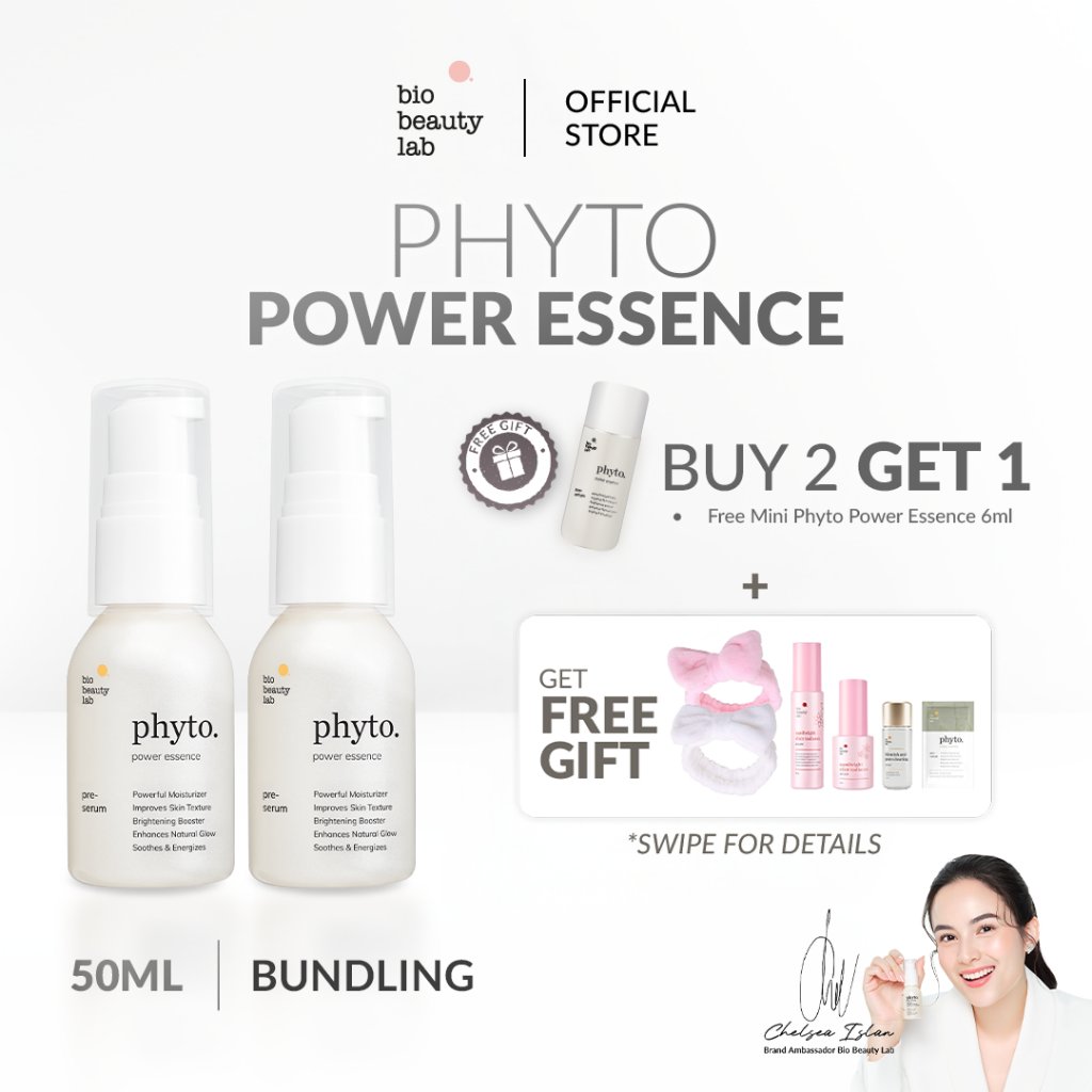 [Bundle] Bio Beauty Lab Phyto Power Essence Booster Serum 25ml/50ml | Pre-Serum | Melembabkan & Menc