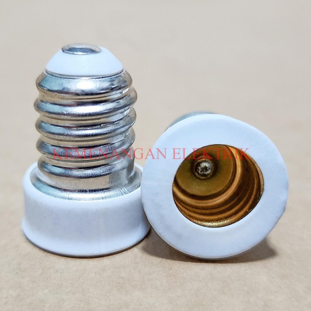 KONVERTER LAMPU FITTING E14 KE E12 LIGHT CONVERTER ADAPTER E14 TO E12