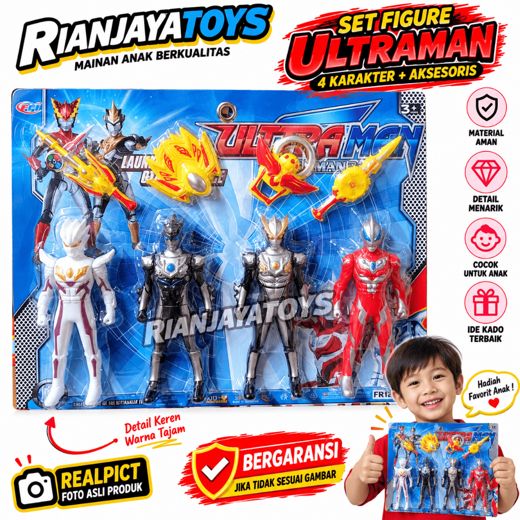 Figure Ultraman Z Zero Mainan Ultraman Ultramen Ribut