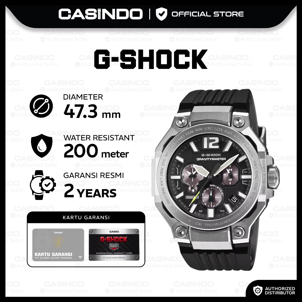 G-SHOCK  Jam Tangan Pria GWR-B3000-1ADR Analog Digital