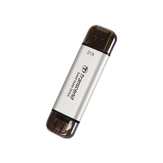 Transcend ESD310S 2TB Portable SSD USB 3.2 - Silver / SSD 2TB