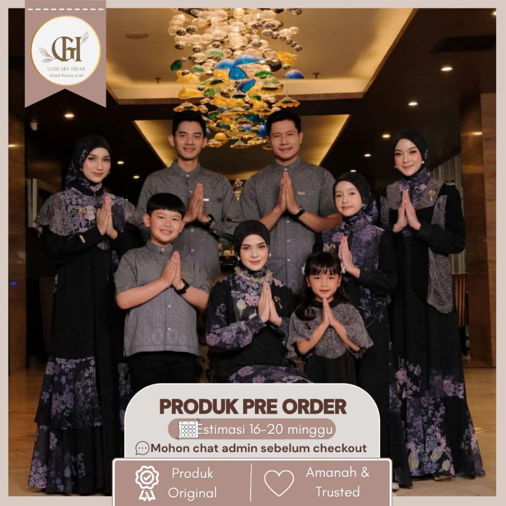Sekar sasmita sarimbit lebaran 2027 by Nararya OPEN PRE ORDER (READY JANUARI 2027) family set couple