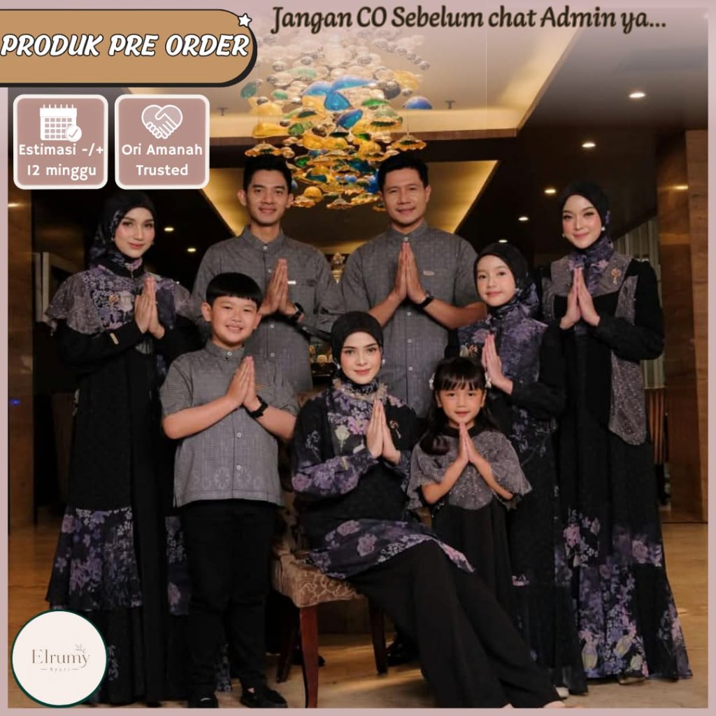 Sekar sasmita famset lebaran 2027 by Nararya OPEN PO READY JANUARI 2027 Family set couple keluarga m