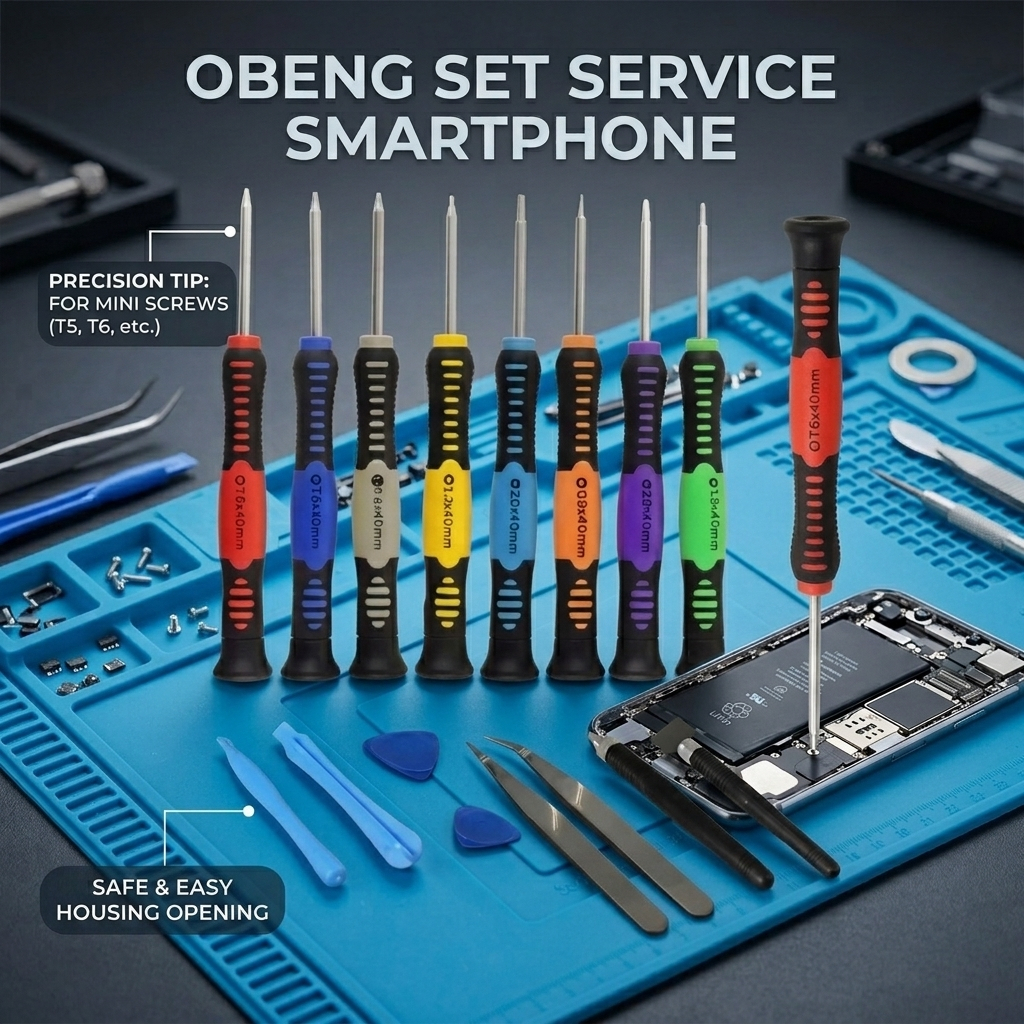 Obeng Hp iPhone Android Multifungsi Service