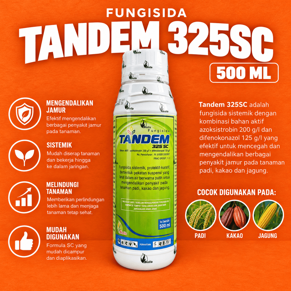 FUNGISIDA TANDEM 325SC 500 ML