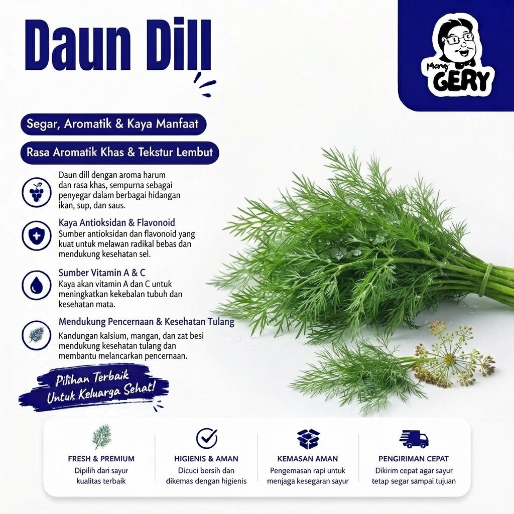 Daun Dill 100g l Daun Adas Sowa l Be Fresh