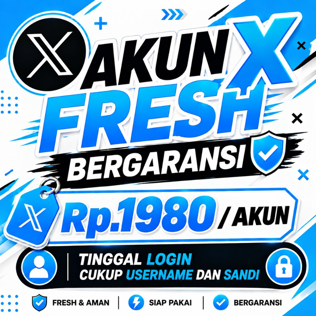 AKUN X Twitter Fresh murah