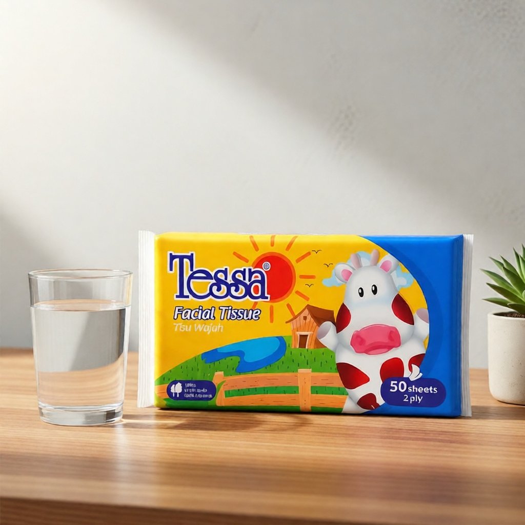 Tisu Travel Pack Tessa - Tissue Tessa Travel pack Isi 50 Sheets / 2 Ply / Tissue Berpergian / Tissue
