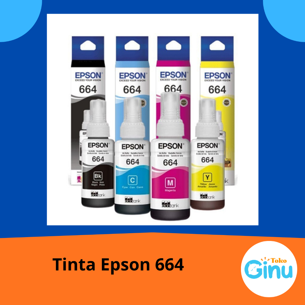 Tinta Printer Epson 664 Original