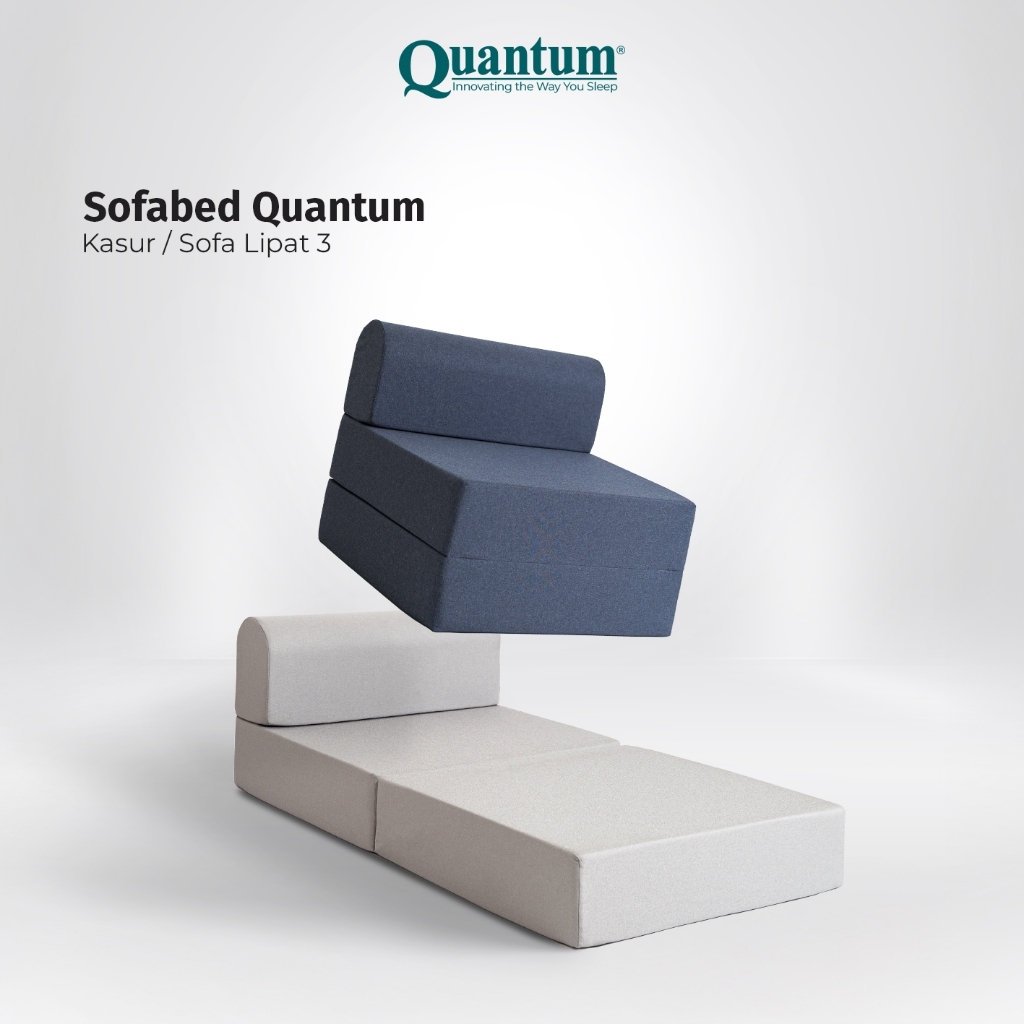 Sofa Bed Kasur Quantum Lipat 3 | Tebal 20cm | Sofabed Minimalis Nyaman