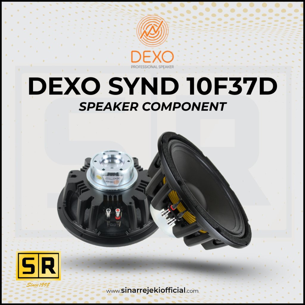 Speaker Component DEXO SYND 10F37D 10 Inch / Speker komponen DEXO 10 Inci