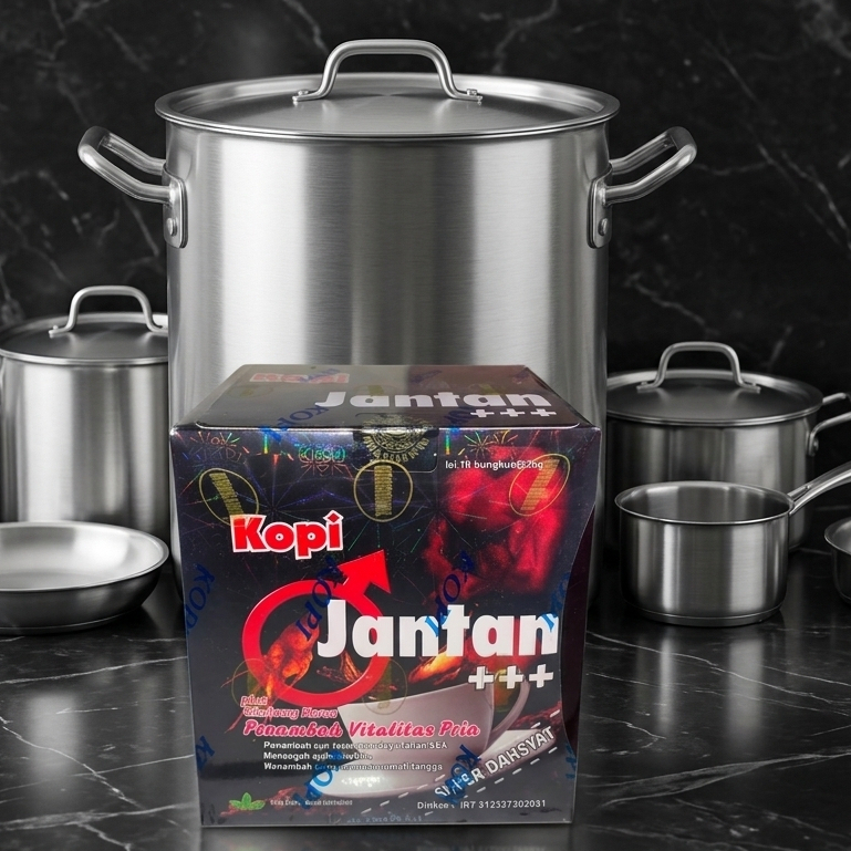 Panci Stock Pot 5555/555 Stainless Steel 4 Set jnttn