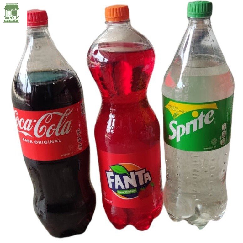 Fanta Sprite Coca Cola 1 Liter dan 1 krat