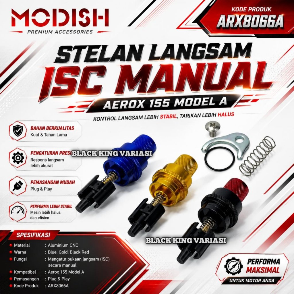 ISC IDLE Screw Sensor Control Aerox 155 Stelan Langsam Manual Aerox ISC Manual Rangsam Aerox 155