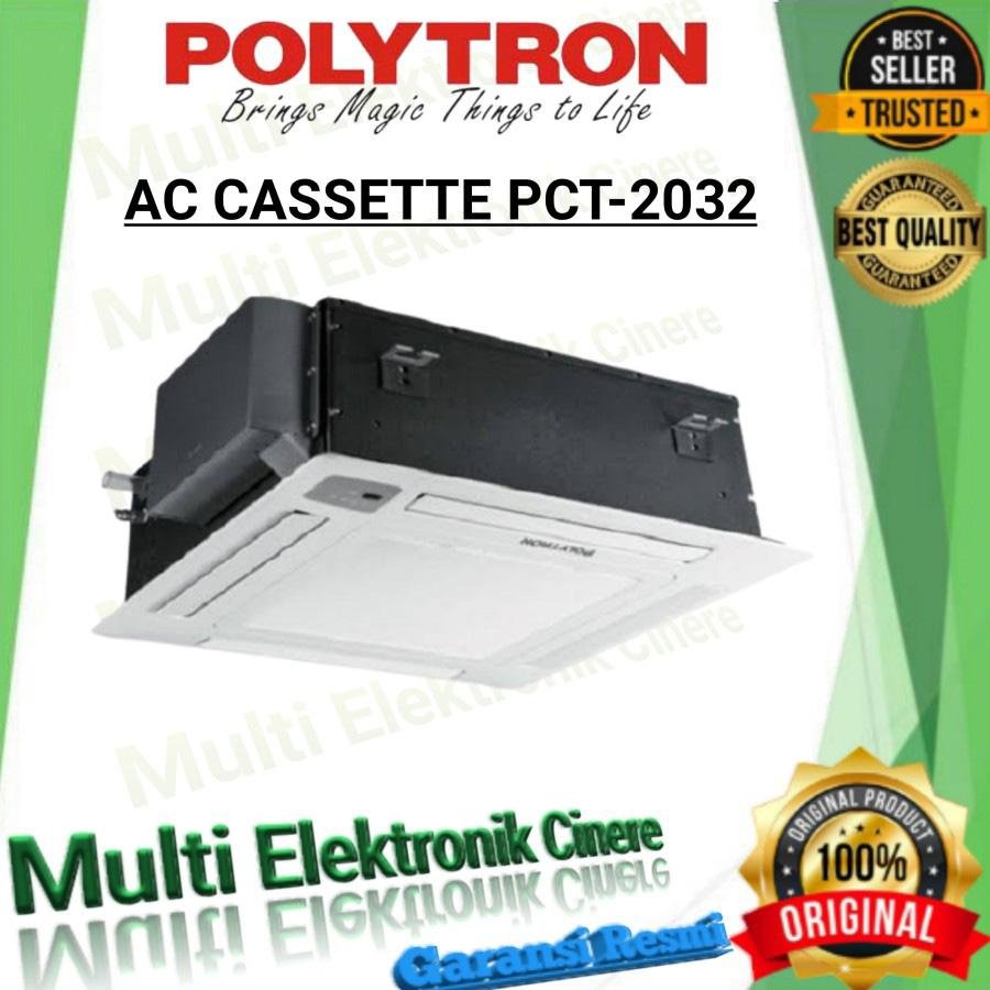 AC CASSETTE POLYTRON 2 PK PCT-2032