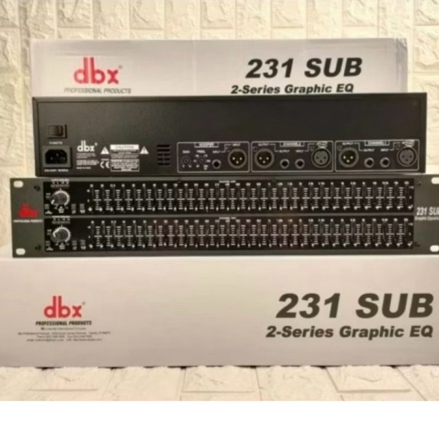 Equalizer DBX 231 Plus SUB / DBX 231 + SUB / DBX 231 SUB GRADE A+