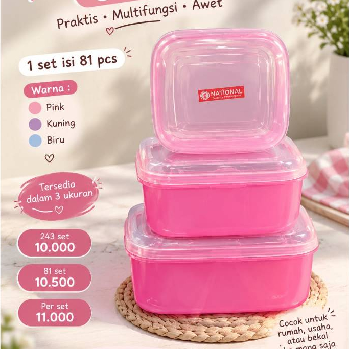 TOPLES MELROSE 3 SUSUN TOPLES SET SERBAGUNA