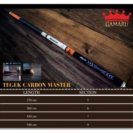 Joran Tegek King Catfish MASTER 360 450 540 Bahan Carbon